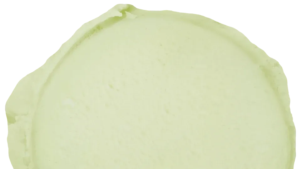 Eiskugel Grüner Apfel Sorbet