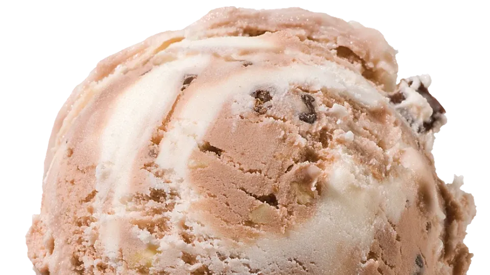 Eiskugel Nuss Nougat Praliné