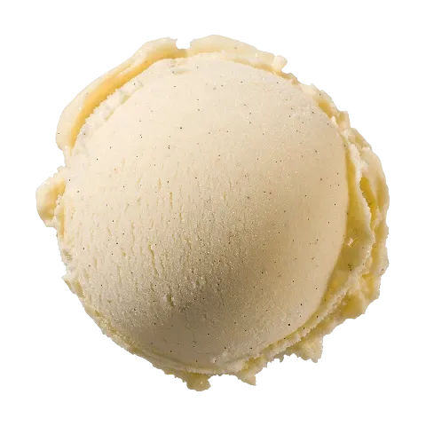 Eiskugel Vanille Bourbon