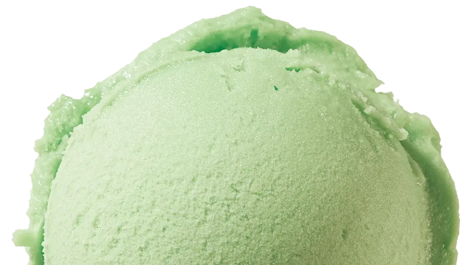 Eiskugel Waldmeister Sorbet