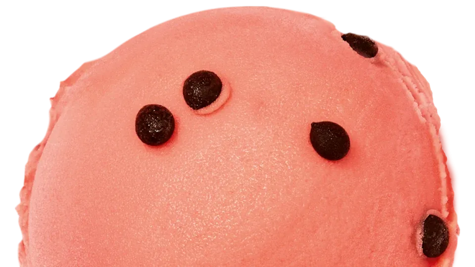 Eiskugel Wassermelone